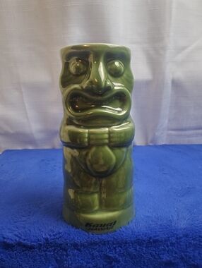 VTG Chiki Tiki Mug Kauai Hawaii Ceramic American Gift Corp Approximately 6" Tall